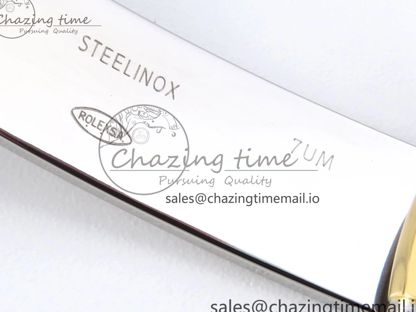 A3235 on Edition 36 126233 YG EWEF Marker Best DateJust Green Gray Bracelet Roman Dial Oyster SS 0212